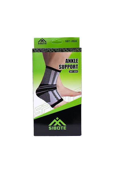 ANGMAD Elastic Ankle Support Unisex, Universal Size, Black-Grey