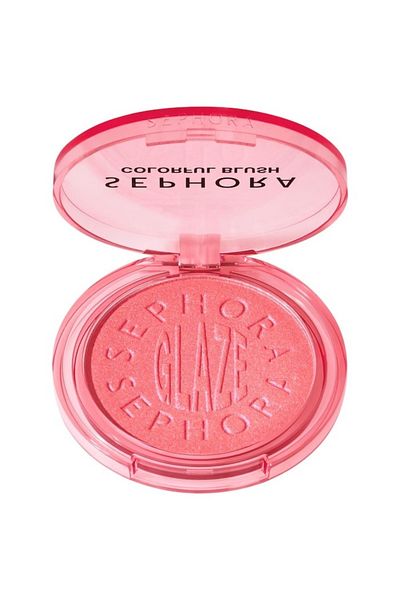 SEPHORA COLLECTION Colorful Blush & Highlighter Glaze 01 Pink Sunset – Peachy Pink Shimmer 3.5g