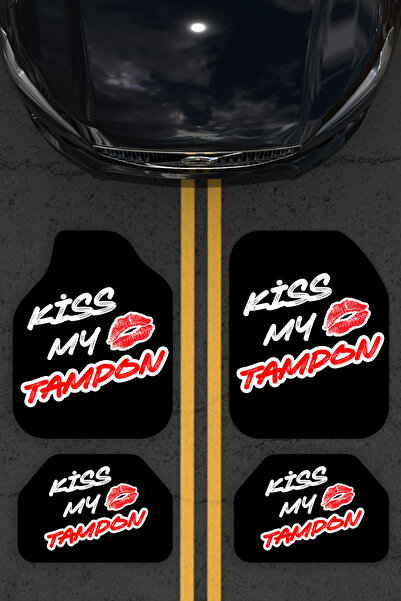 Charmbi -VIP- Lüx Dekoratif Desenli Espirili Oto Paspas Takımı Yıkanabilir Ün...