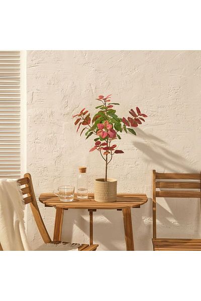 IKEA Artificial Potted Plant, Indoor/Outdoor Smoke Tree, 66 x 12 cm