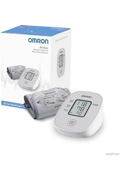 Omron M2 Basic Automatic Blood Pressure Monitor (Intellisense Technology) With 22-32Cm Cuff (Hem-712