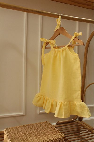 Lolidenss Yellow muslin dress