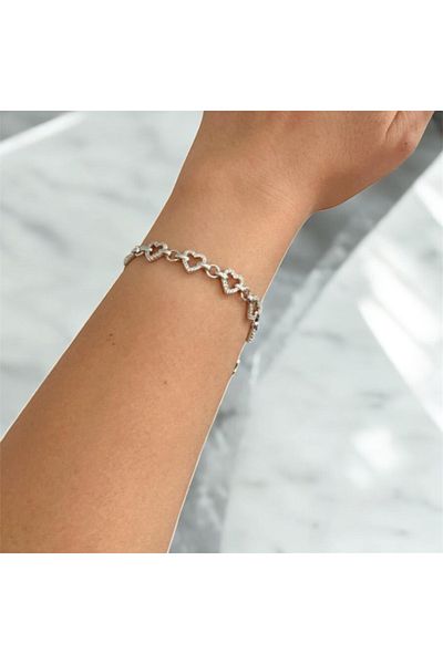 XUPING JEWELRY Tuelataki Women's Minimal Heart Bracelet