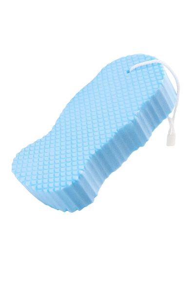 OEM Bath sponge, 13.9 x 7.1 x 3 cm, PVC, blue