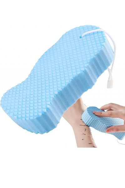 OEM Bath sponge, 13.9 x 7.1 x 3 cm, PVC, blue