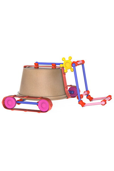 Toyi Educational and creative STEM toy, 6 years +, 92 building pieces Inventions, TOYI® kit