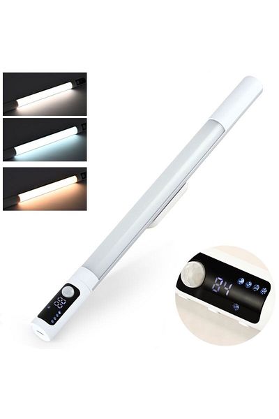 miraza Smart LED Lamp with Motion Sensor, 2000mAh, USB-C, Digital Display, Rotating Sensors