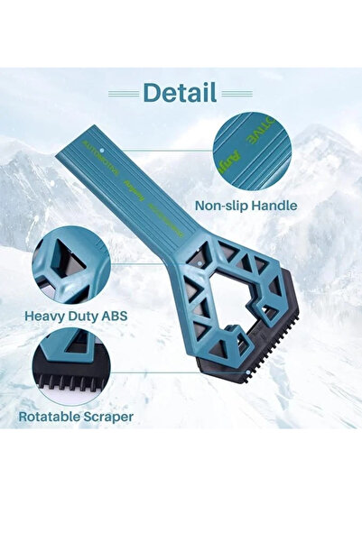 OEM IHASPOKO car squeegee, 23.5 x 4.3 cm, ABS, blue, black