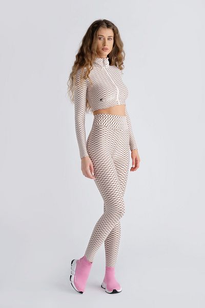 tessitura Sculpting Seamless Leggings – Push-up & Slim Fit - Ivory