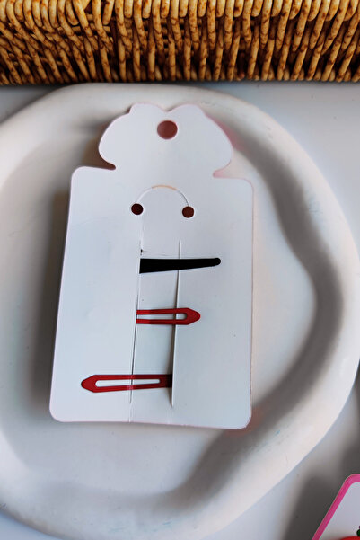 Nisankids Комплект фиби за коса за момичета във формата на череши (2 фиби с щракване - 1 фиба за молив)