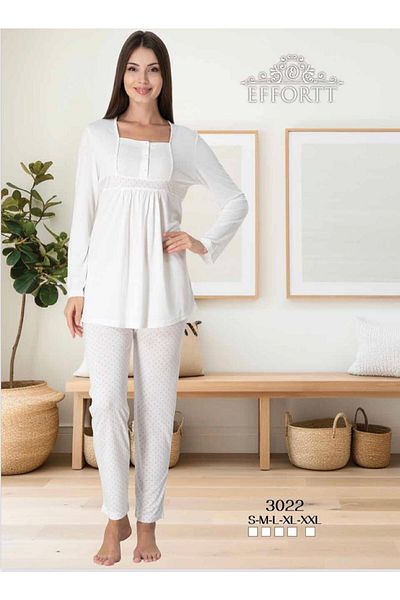 EM&FA TEKSTİL Pregnant Maternity Pajama Set