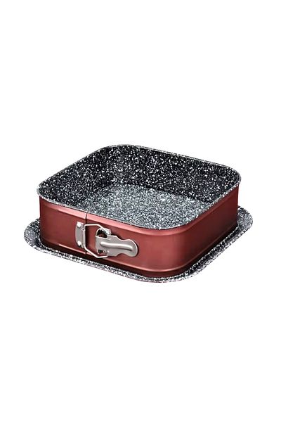 Blaumann Cerastone Removable Square Cake Pan, 23.8x23.8x8 cm Precision and Versatility in Baking