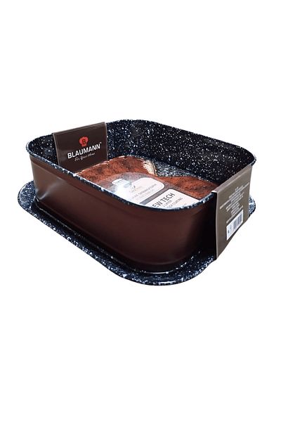 Blaumann Cerastone Removable Square Cake Pan, 23.8x23.8x8 cm Precision and Versatility in Baking