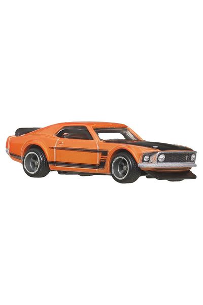HOT WHEELS PREMIUM BOULEVARD METAL CAR FORD MUSTANG BOSS 302 69 SCALE 1:64