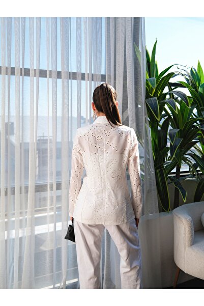 BLUE DAY'S Блейзер-жакет Brode, білого кольору