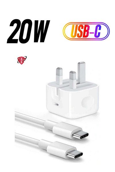 Shopi USB C charger and plug for iPad Pro, 20W Wall Fast Charger with 6.6FT USB C Fast Charging Cable