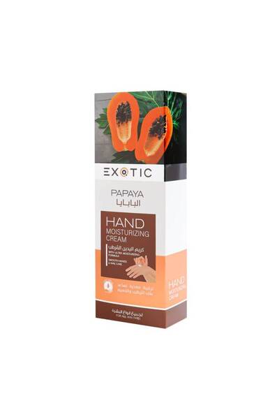 Exotic Moisturizing Hand Cream with Papaya Extract - 100ml