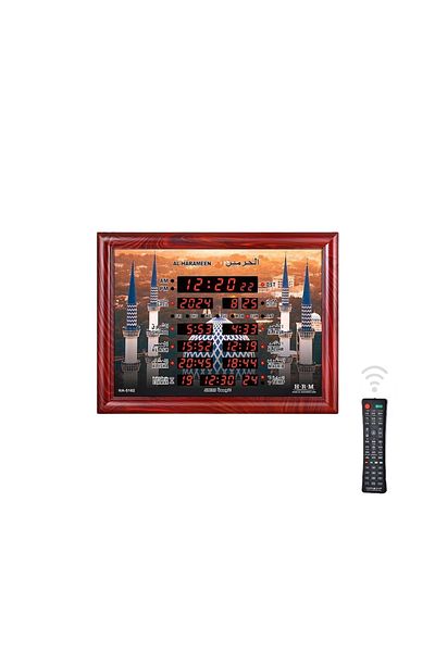 KARAKER The latest version of the Al-Harameen clock is equipped with Bluetooth headphones.