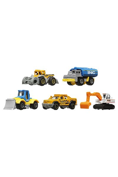 Matchbox SET OF 5 METAL CARS MBX CONSTRUCTION VII SCALE 1:64