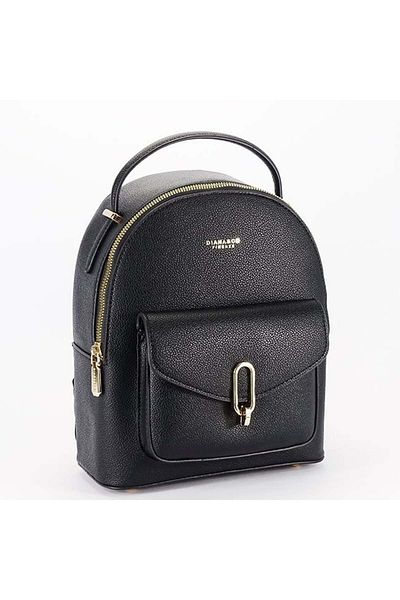 Diana&Co Casual black backpack DRM712-3 18