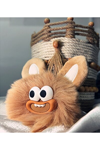 DORA-SS ميدالية مفاتيح على شكل أرنب بني كارم