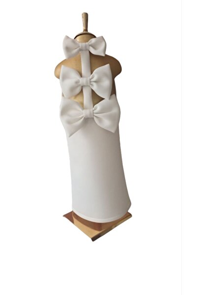 MODA فستان بناتي بفيونكة