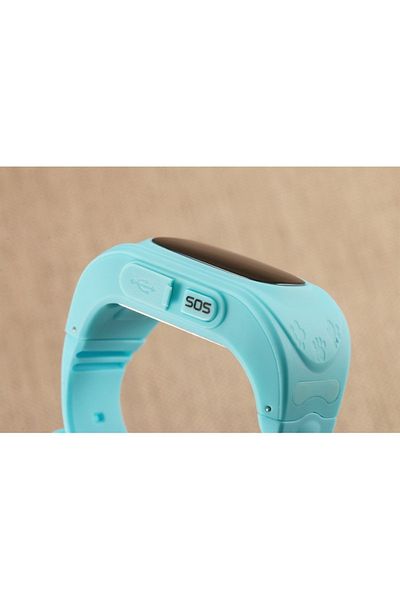 TECHSTAR Q50 Blue Smartwatch for Kids, SIM Card Slot, GPS Tracker, SOS Emergency Button, Live Monitoring