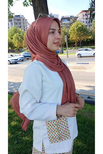 Nilbutik Combed Cotton Practical Shawl Scarf