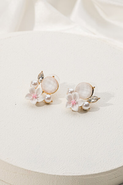 MRK Kadın Flower İthal Çiçek Küpe