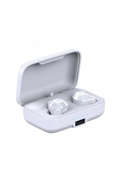 TECHSTAR ® TWS S15 Smart Headphones, Wireless, Bluetooth V5.0, HD Audio, Touch, IPX6, iOS, Android, 1