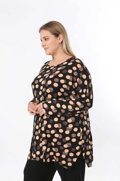 XL Modam Women's Digital Print Plus Size Tunic