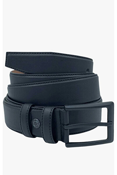 shop حزام أسود من الجلد الصناعي