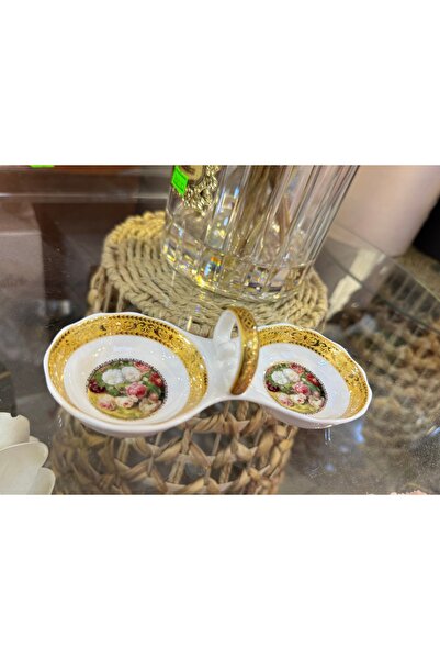 hediye ESTERHOMEDECOR حامل قهوة من البورسلين مكون من 6 قطع وقسمين