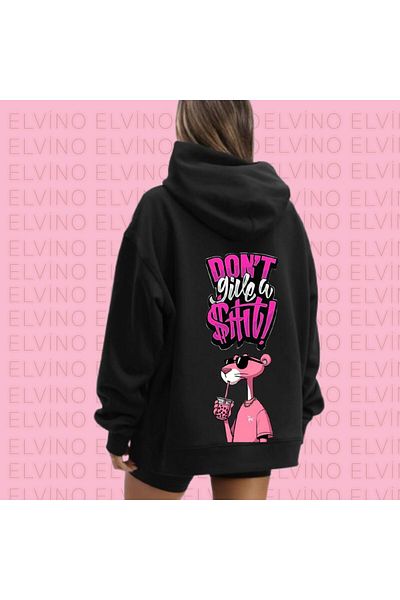 Elvino Thick Winter Printed Cotton Women'S/Men's Unisex Oversize Hooded/Hoodless 3 Thread Sweatshirt