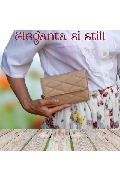 OEM Small Women's Wallet, Leather, Elegant Handmade Accessory