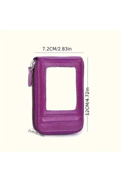 ORGANICYOU Guangzhou Stylish Rfid Blocking Wallet for Women/Men - with Zipper