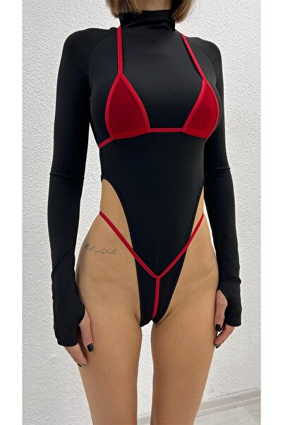 Bikini Mayokini Dünyası Schell Set - Red