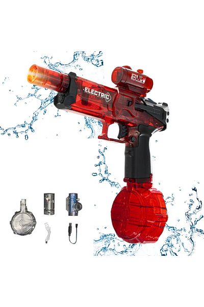 Full Abundance Electric Water Toy with Strong Jet, Interactive LED, Sound Effects, 10m Range, Rechargeable