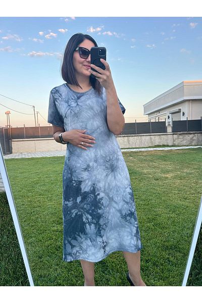 charamela Plus Size Below the Knee Knitted Dress -Bge116