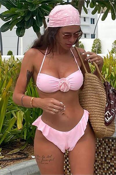 Bikini Mayokini Dünyası Ζέινα Γκουλάκι Μπικίνι - Ροζ