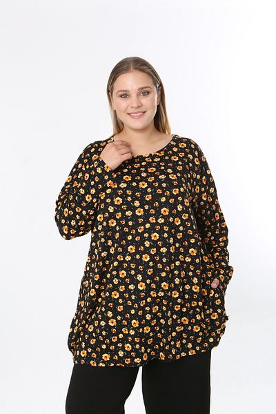 XL Modam Women's Digital Print Plus Size Tunic