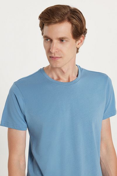 Tudors Μπλουζάκι Unisex Slim Fit Slim Fit 100% βαμβακερό μαλακό μπλουζάκι με λαιμόκοψη