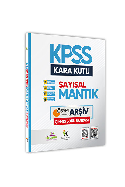 İnformal Yayınları KPSS Sayısal VE Sözel Mantık Kara Kutu Dijital Çözümlü ÖSYM Çıkmış Soru Bankası Çözümlü