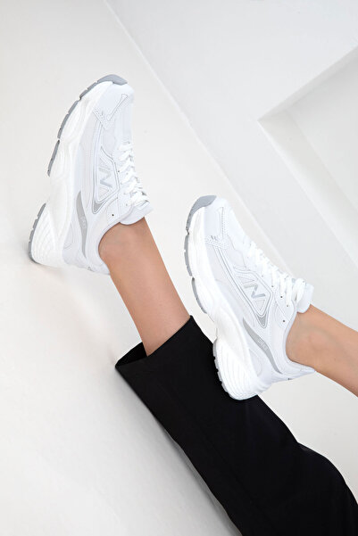 SOHO Beyaz-Gri Kadın Sneaker 20762