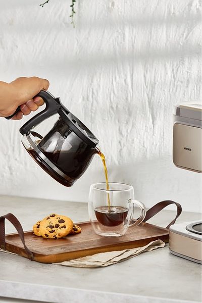 Karaca Just Coffee Aroma 2 In 1 Filter Coffee And Tea Brewing Machine Latte