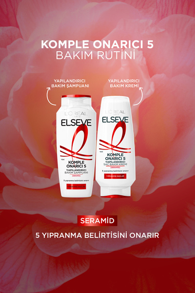 ELSEVE Komple Onarıcı 5 Yapılandırıcı Bakım Şampuanı 300 ml