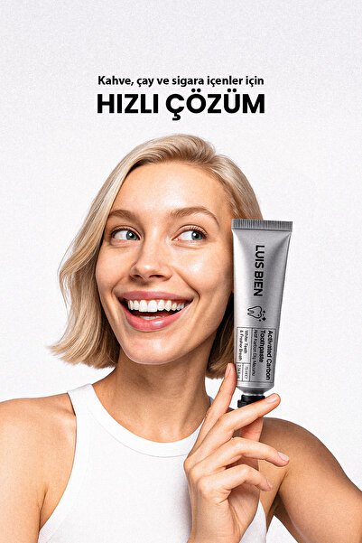 Luis Bien Aktif Karbon Diş Temizleme Macunu 75 ml + Bambu Diş Fırçası Set | Çay, Kahve&Sigara Lekelerine Karşı
