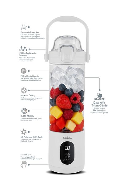 Sinbo Shb-7504 Portable Blender