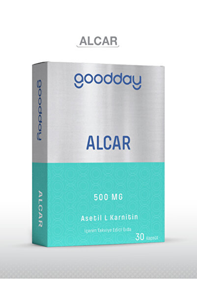 goodday Asetil L Karnitin 500mg Alcar Içeren Takviye Besin Desteği