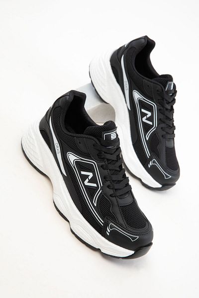 SOHO Black-White Women's Sneaker 20762